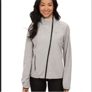 Nike Women’s Light Gray Performance Windbreaker Jacket